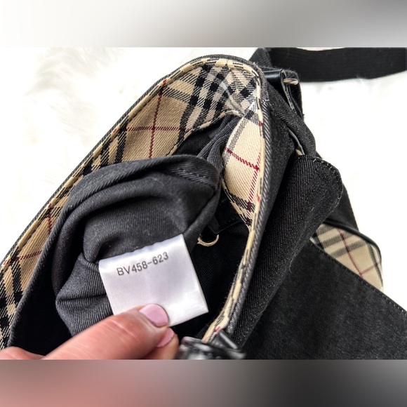 Burberry Nova Check & Denim Crossbody Bag EUC, includes Burberry Dust Bag - Picture 11 of 16